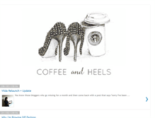 Tablet Screenshot of coffee-and-heels.com